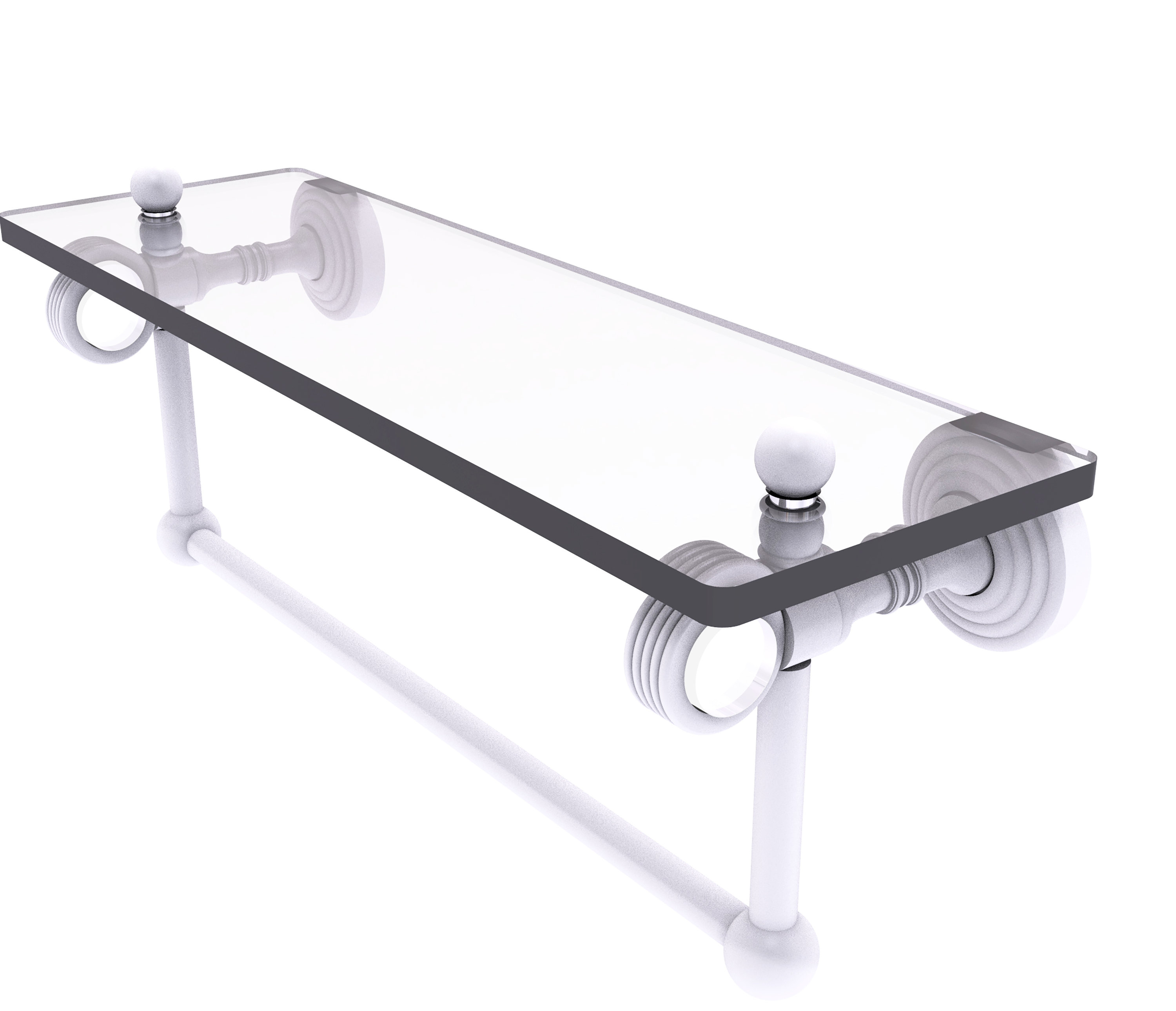 Everly Quinn Jarrell Glass Wall Shelf Wayfair