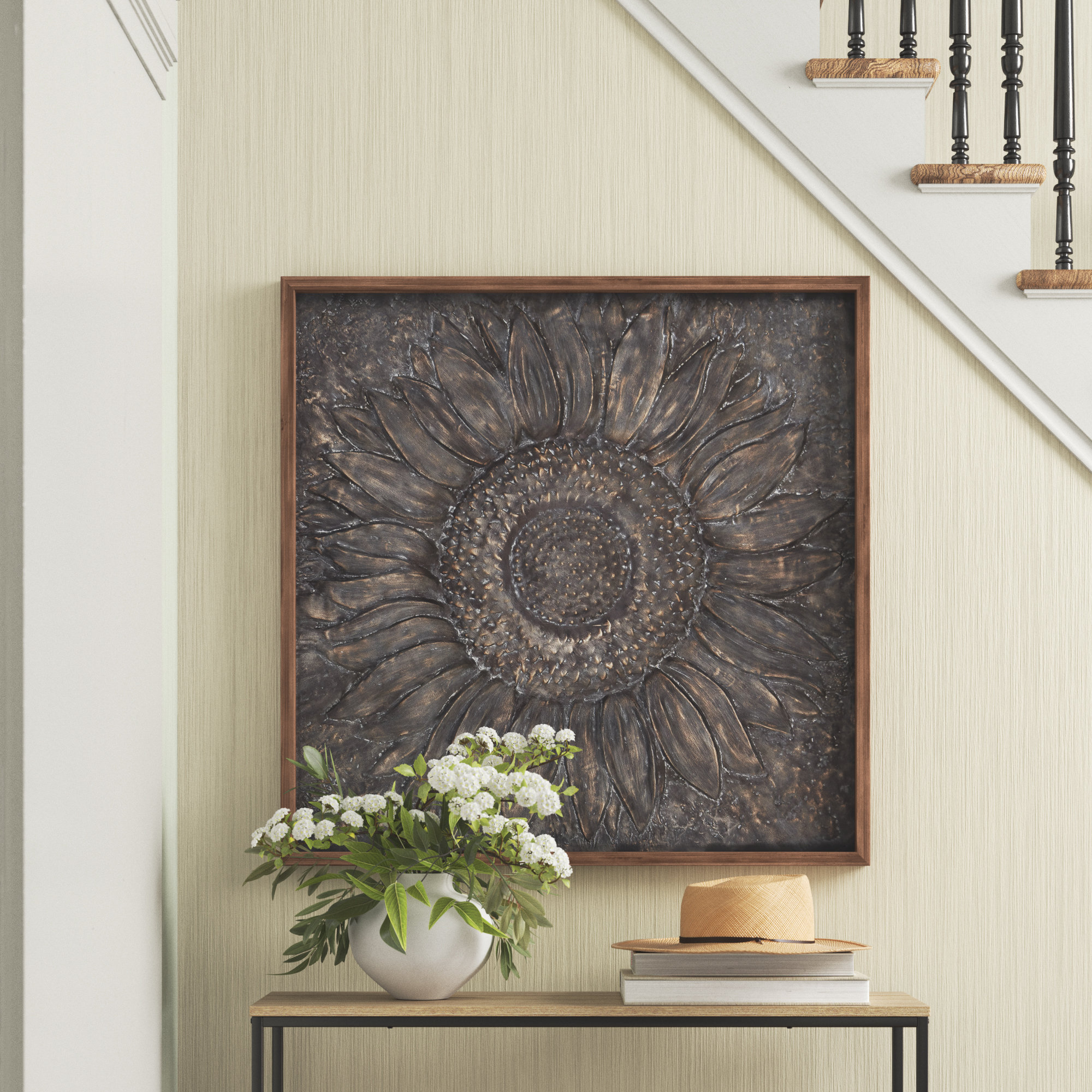Gracie Oaks Traditional Sunburst Metal Wall Decor & Reviews Wayfair