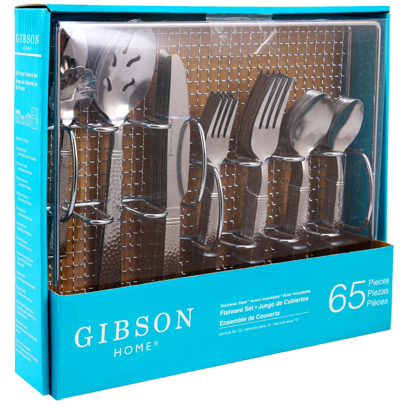 Gibson Scope Duchess Set Of 5 Soup Spoons Lines Band 7 1/4” Stainless Flatware 