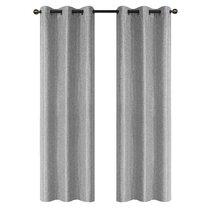 34" WideX84"Long Chevron Sage Thermal 100% sun Blackout Grommet Curtain Panel 