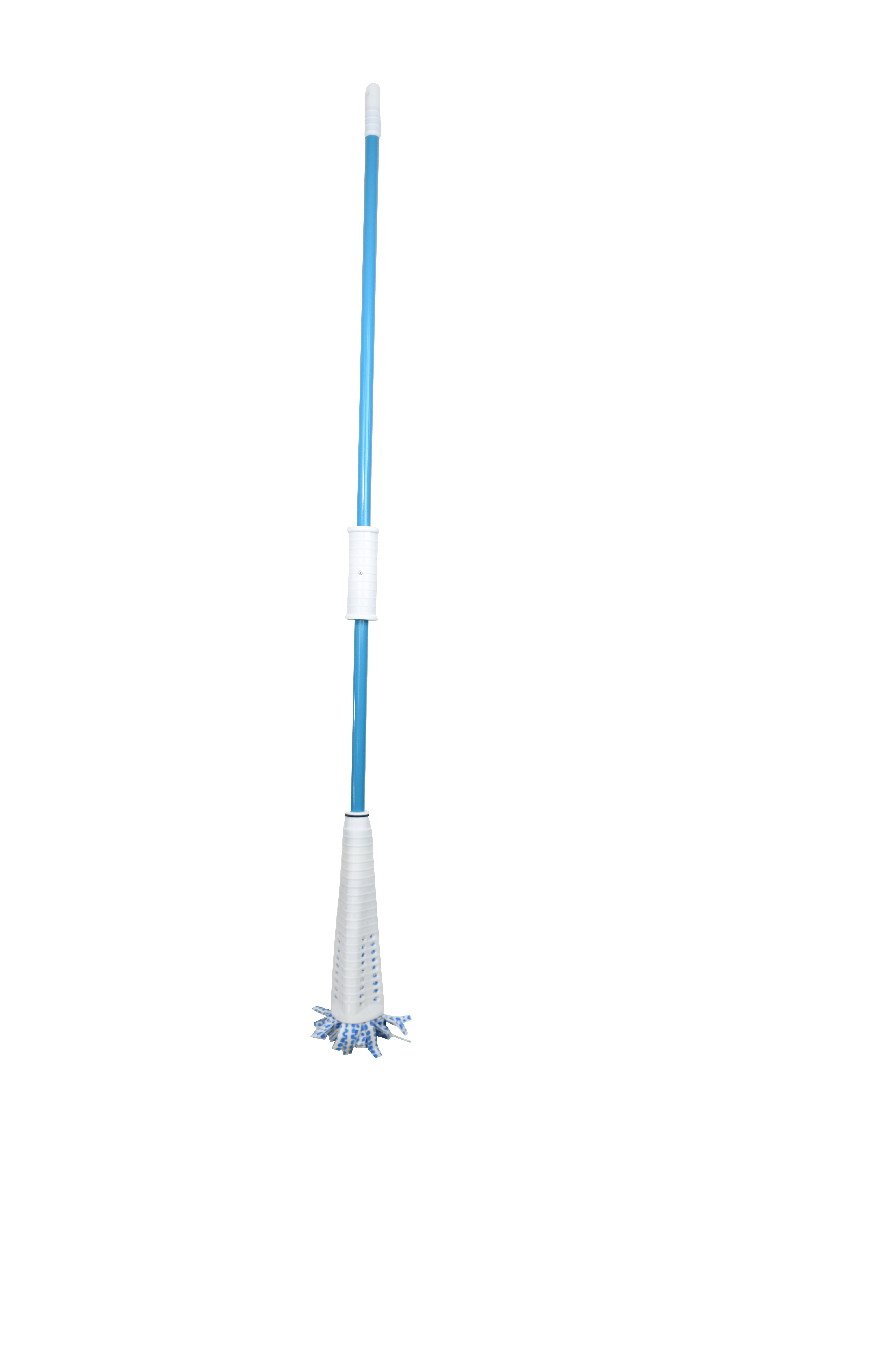 Aqua/White 7140 Everclean Cone Wringer Mop with No Slip Hand Grip 