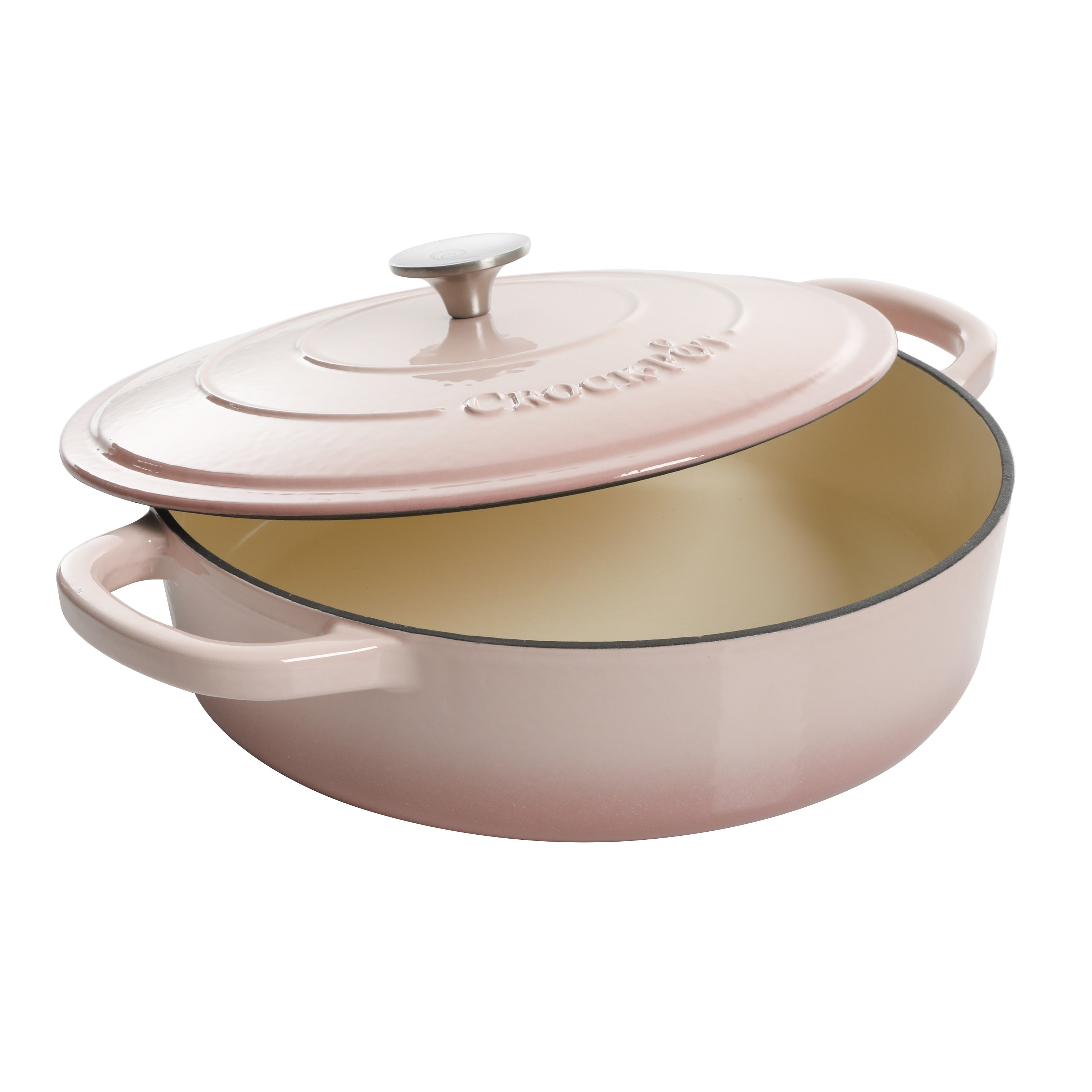 Crockpot 5 qt. Cast Iron Round Braiser with Lid & Reviews Wayfair