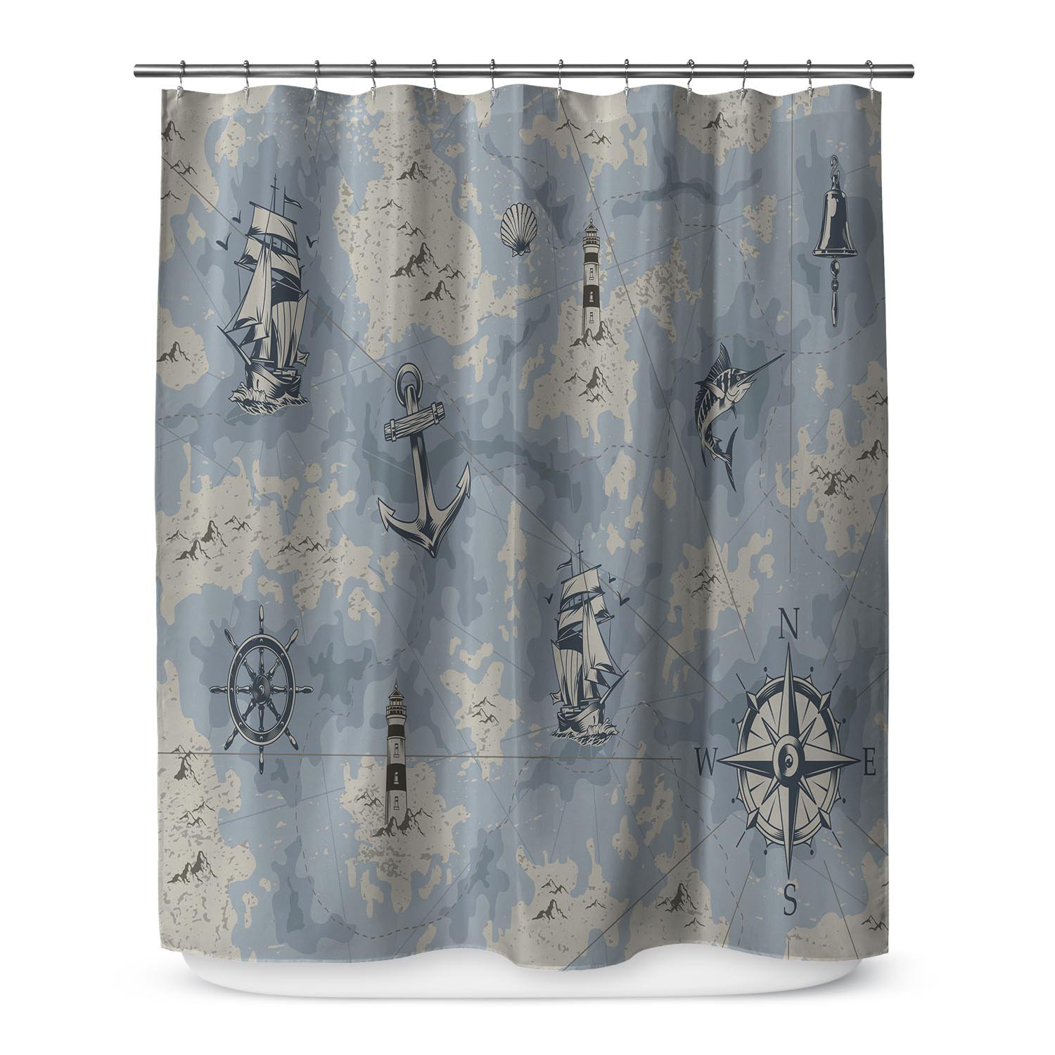 Longshore Tides Dunnes Single Shower Curtain Wayfair