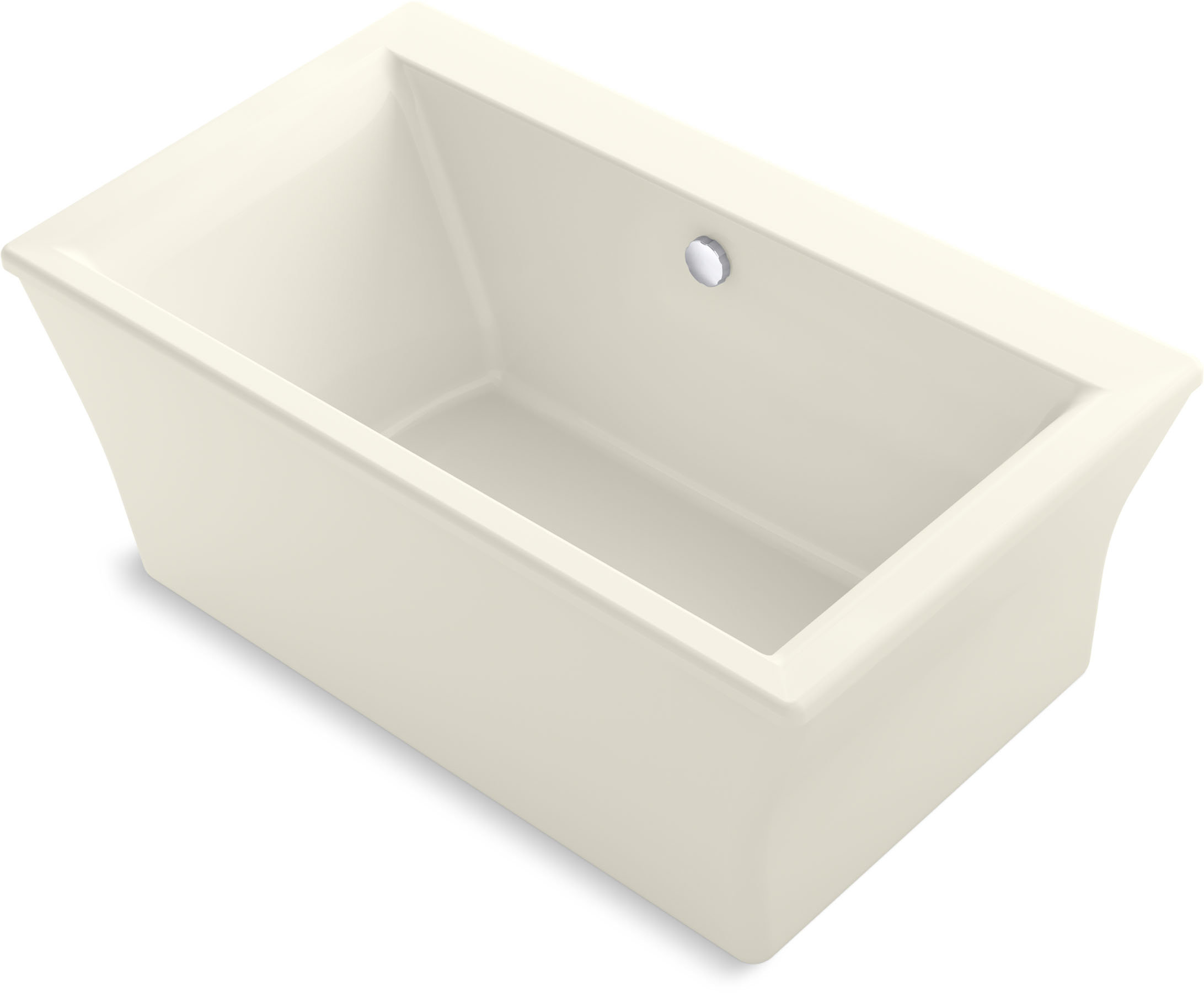Kohler Stargaze 60" x 34" Freestanding Soaking Acrylic Bathtub Wayfair