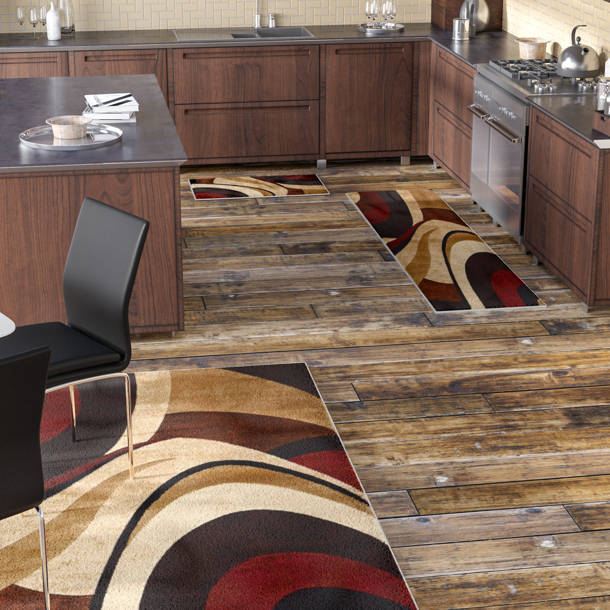 Winston Porter Amalyah Performance Brown/Gray Rug & Reviews | Wayfair