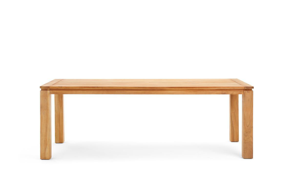 Winston AllNatural Teak Outdoor 40" x 88" Rectangular Dining Table