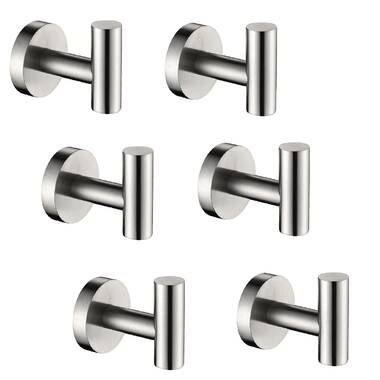 Details about   Bathroom Stainless Steel Toilet Brush Holder Cup Set Wall Hanger Brushed Nickel 