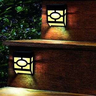 2 in 1 RGB+Warm White Yard Stair Terrace LED Deck Rail Step Lights Waterproof 
