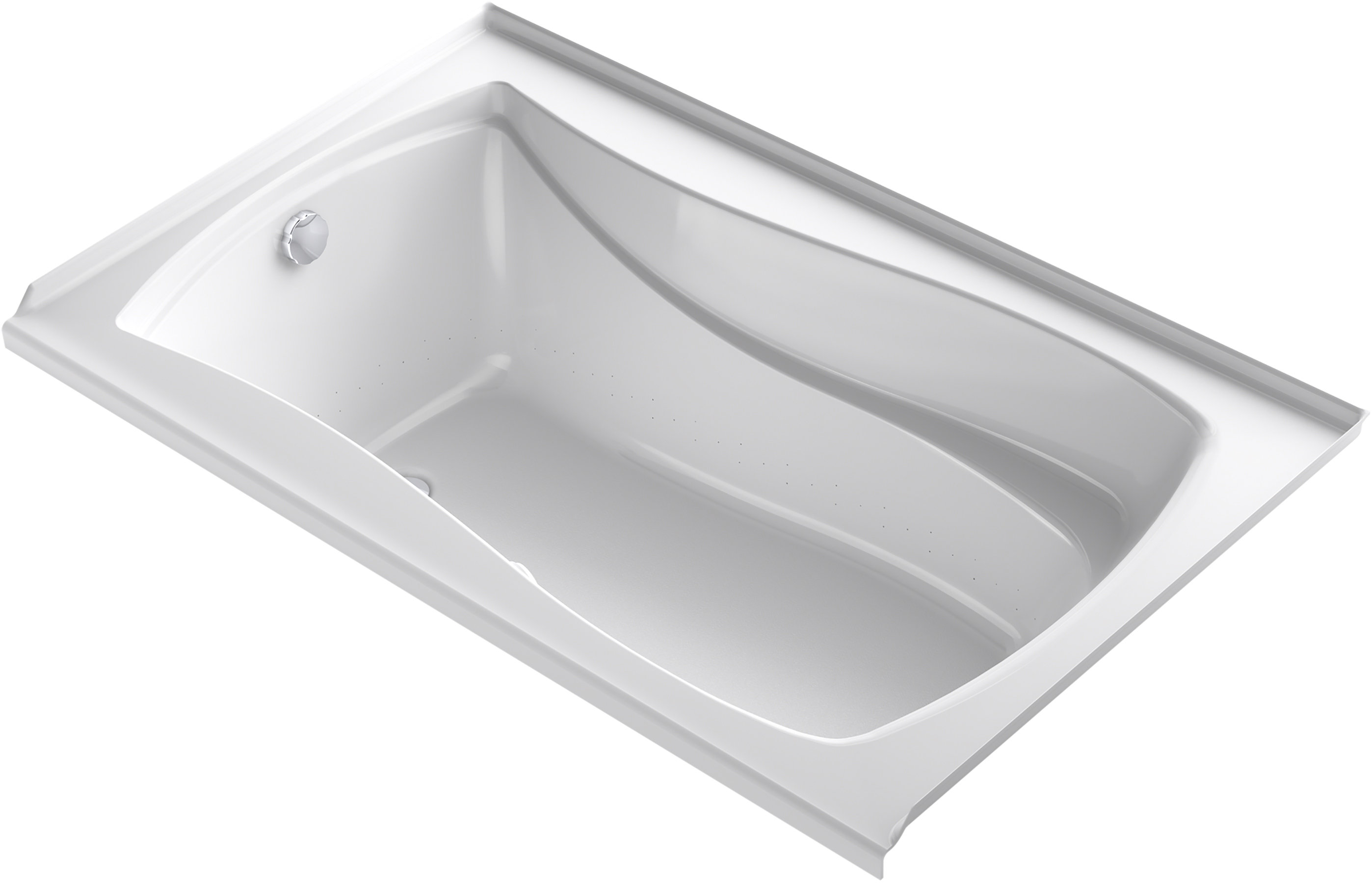 Kohler Mariposa® 60" x 36" Alcover Air Acrylic Bathtub Wayfair