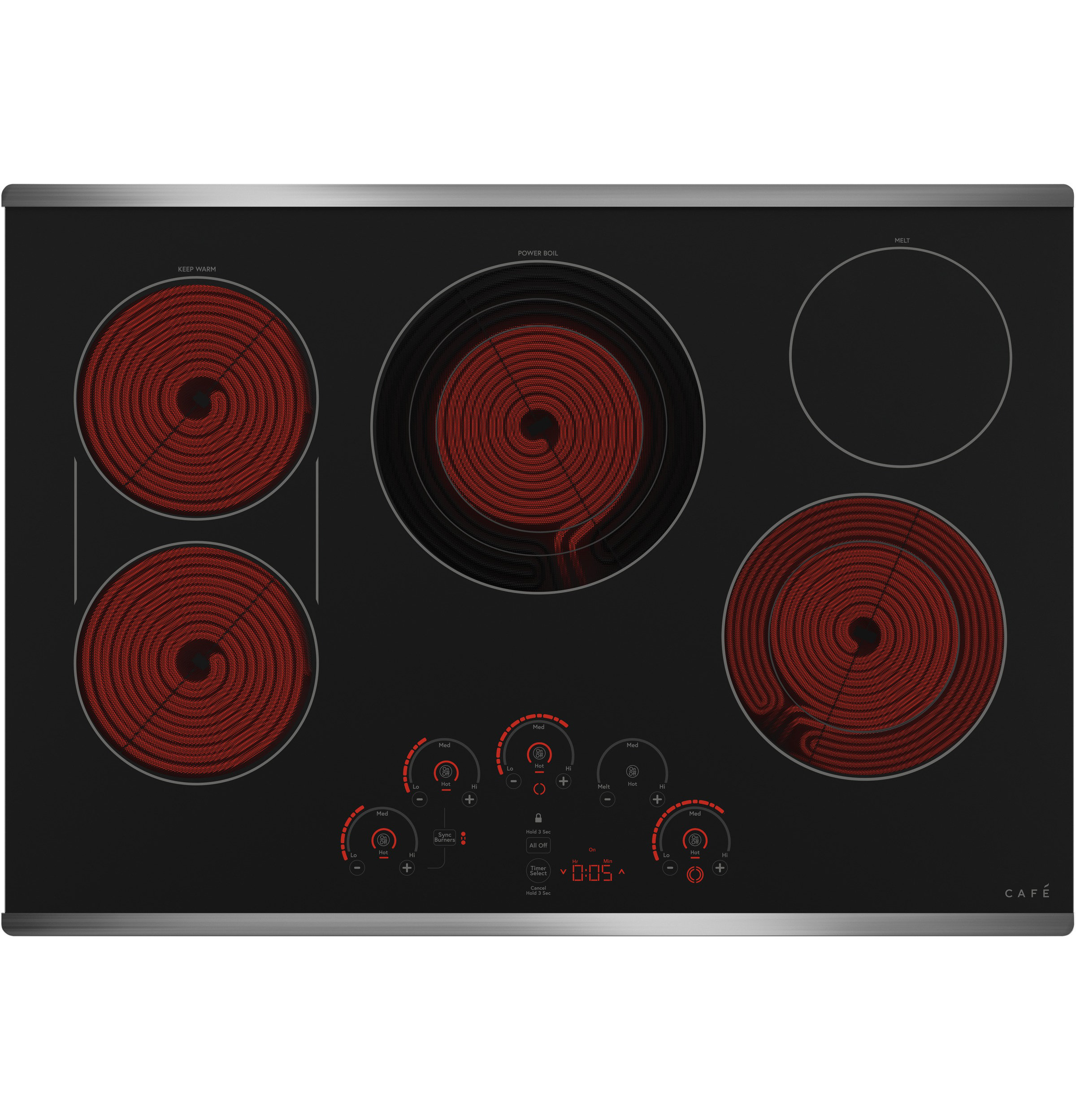 cooktop with griddle electric