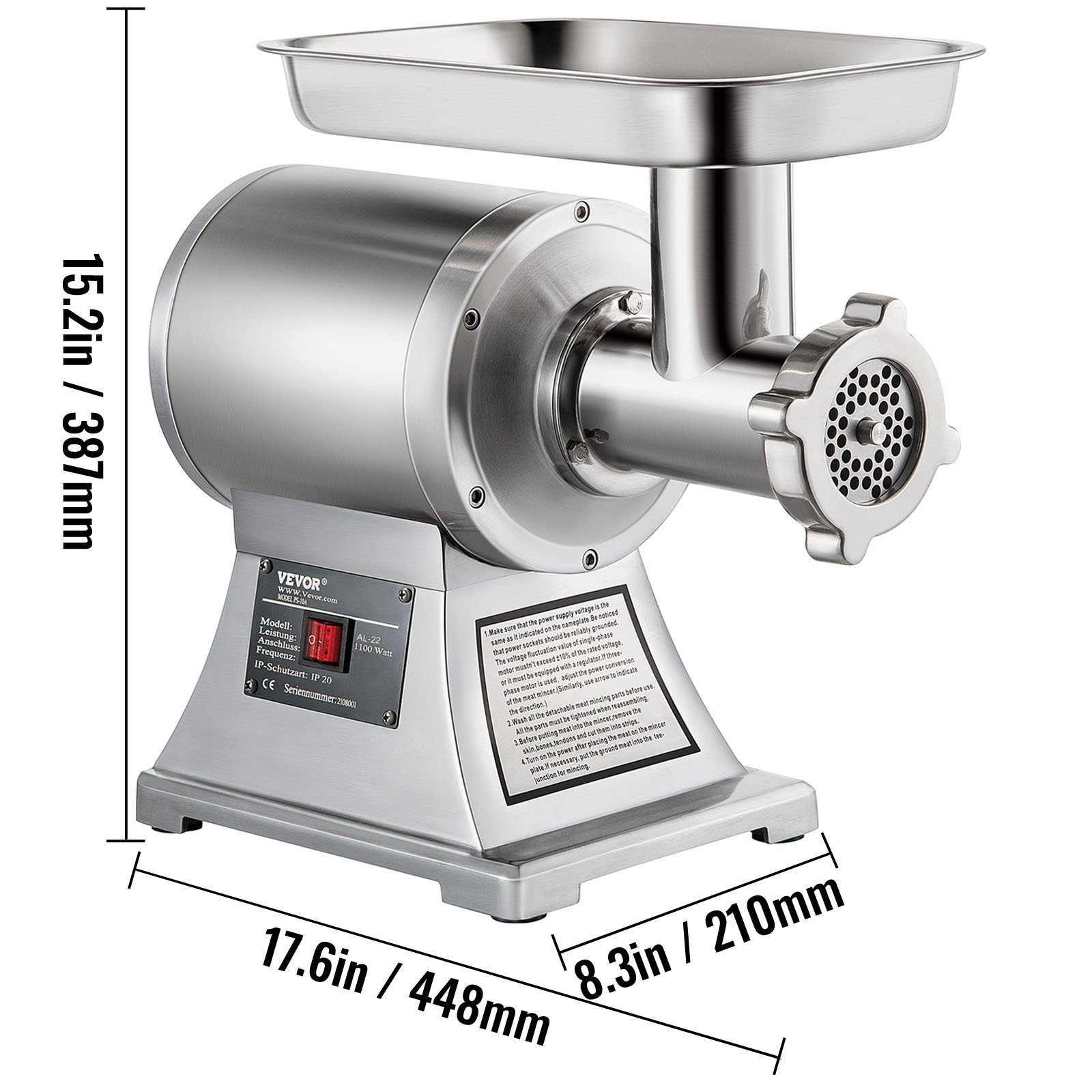 VEVOR Meat Grinder & Reviews Wayfair