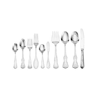 Wallace Continental Hammered 65-Piece Flatware Set NIB Service for 12 