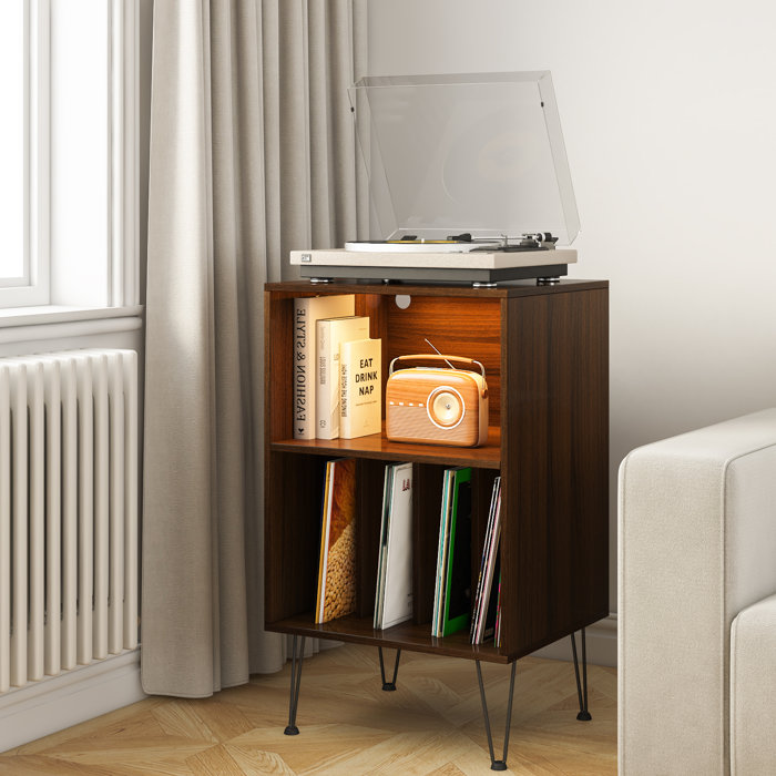 Wade Logan® Audio Rack with 3-Color LED RGB Light & Reviews | Wayfair