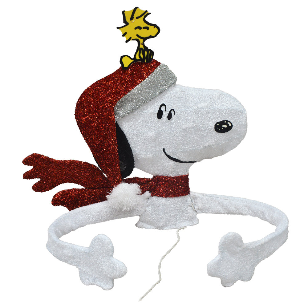 ProductWorks Peanuts Snoopy Tree Hugger Hanging Figurine Ornament Wayfair