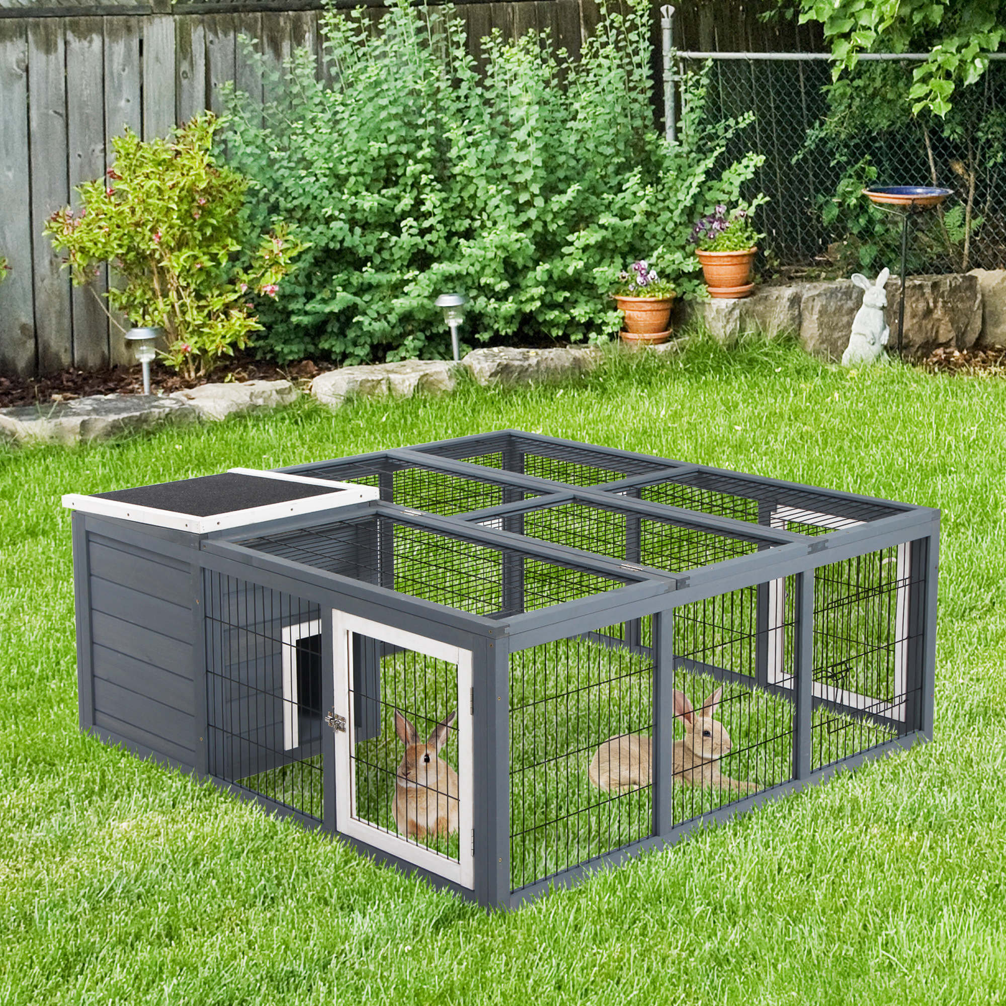 Archie & Oscar Hickey Weather Resistant Rabbit Hutch & Reviews