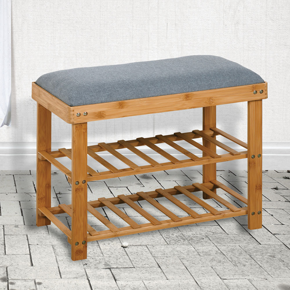 Red Barrel Studio® 4 Pair Shoe Storage Bench Wayfair