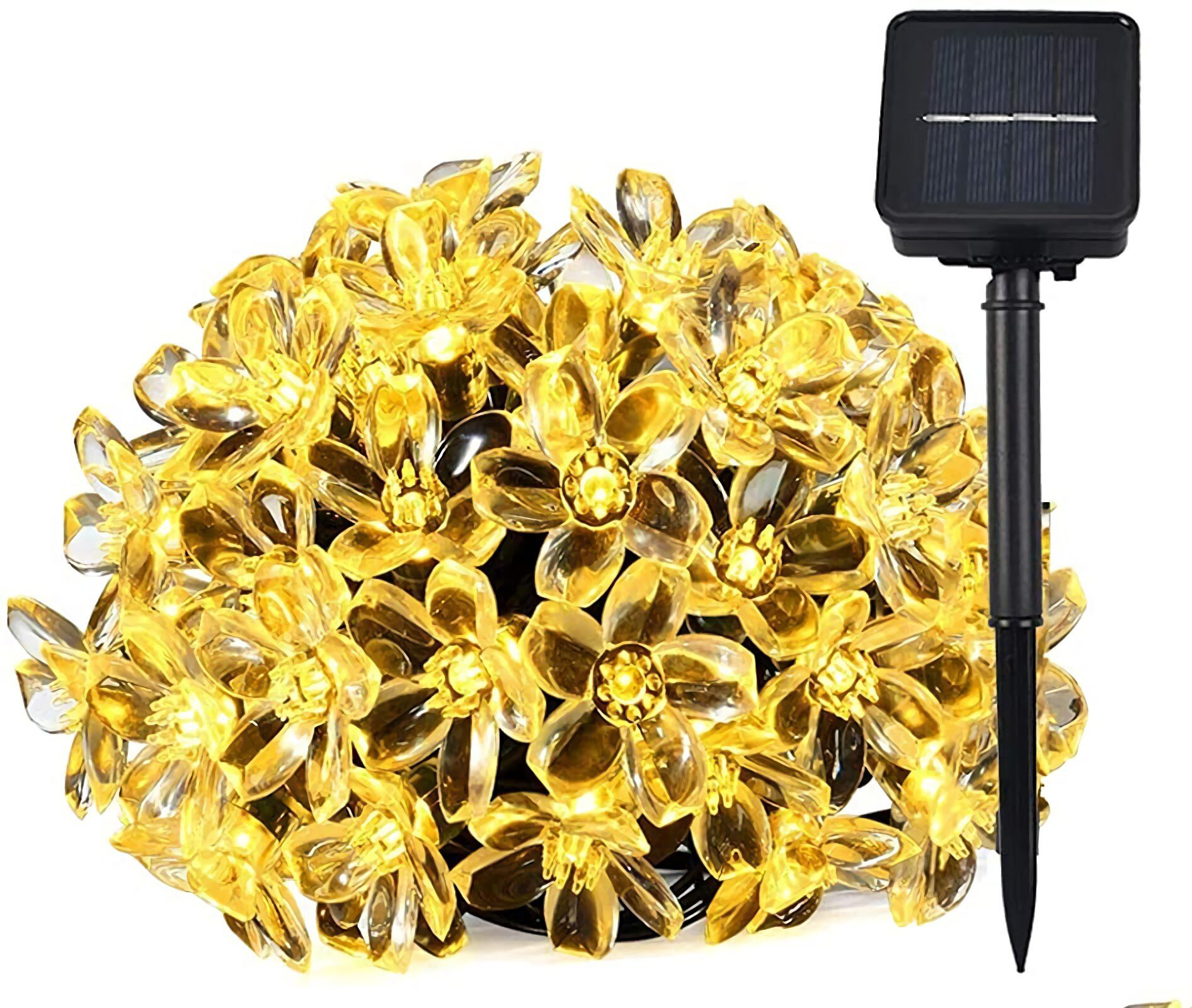 The Holiday Aisle® Nessie 23'' Outdoor LED Solar Powered 1 Fairy String Light & Reviews Wayfair