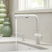 Wayfair | Pull Down White Kitchen Faucets You'll Love in 2022