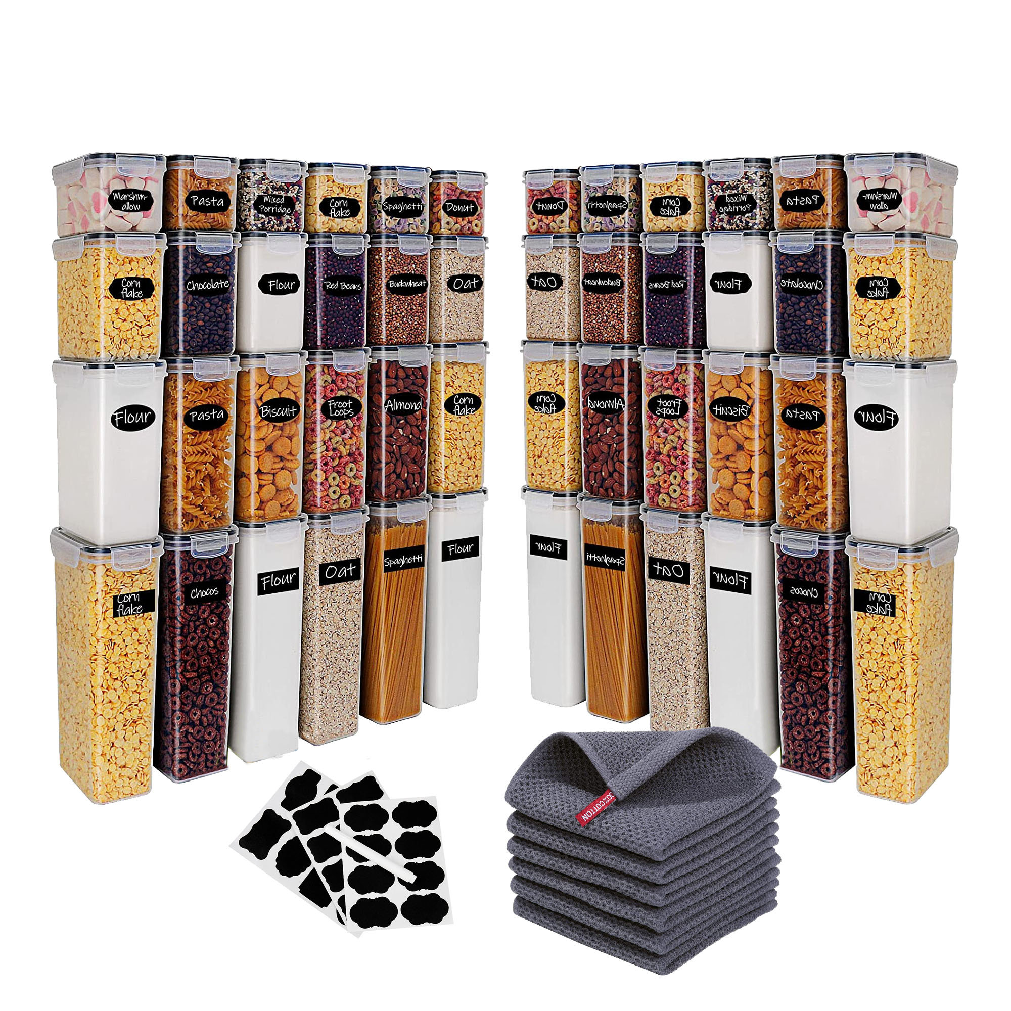Prep & Savour Charlina Airtight Container Food Storage Set | Wayfair