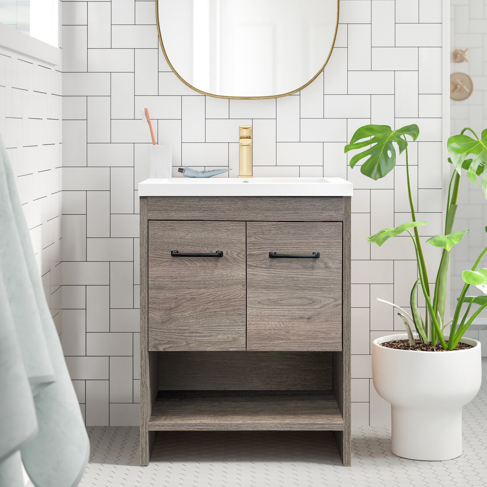 Union Rustic Kirby 24" Single Bathroom Vanity Set & Reviews Wayfair