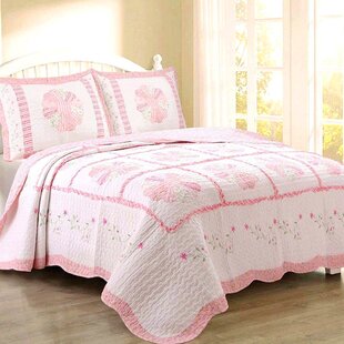 100% COTTON QUILT FABRIC PINK WHITE BTY  FREE SHIPPING ARTIES PLACE 