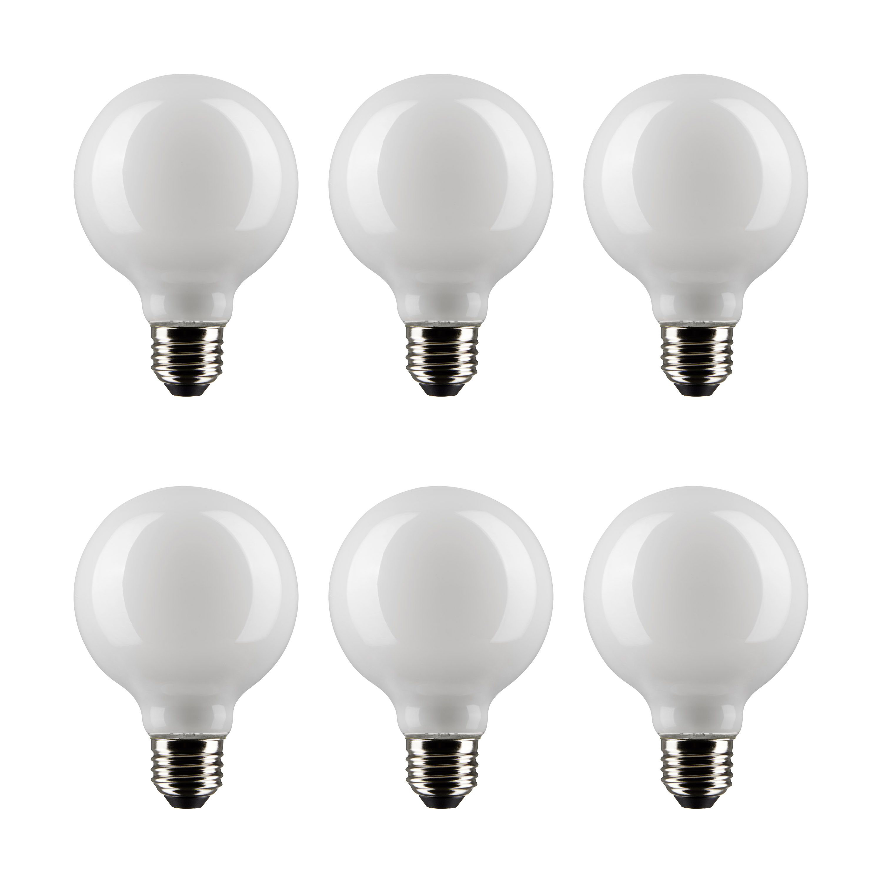 Satco 4.5 Watt (40 Equivalent), G25 LED, Dimmable Light Bulb, Warm (2700K) E26/Medium (Standard) Base | Wayfair