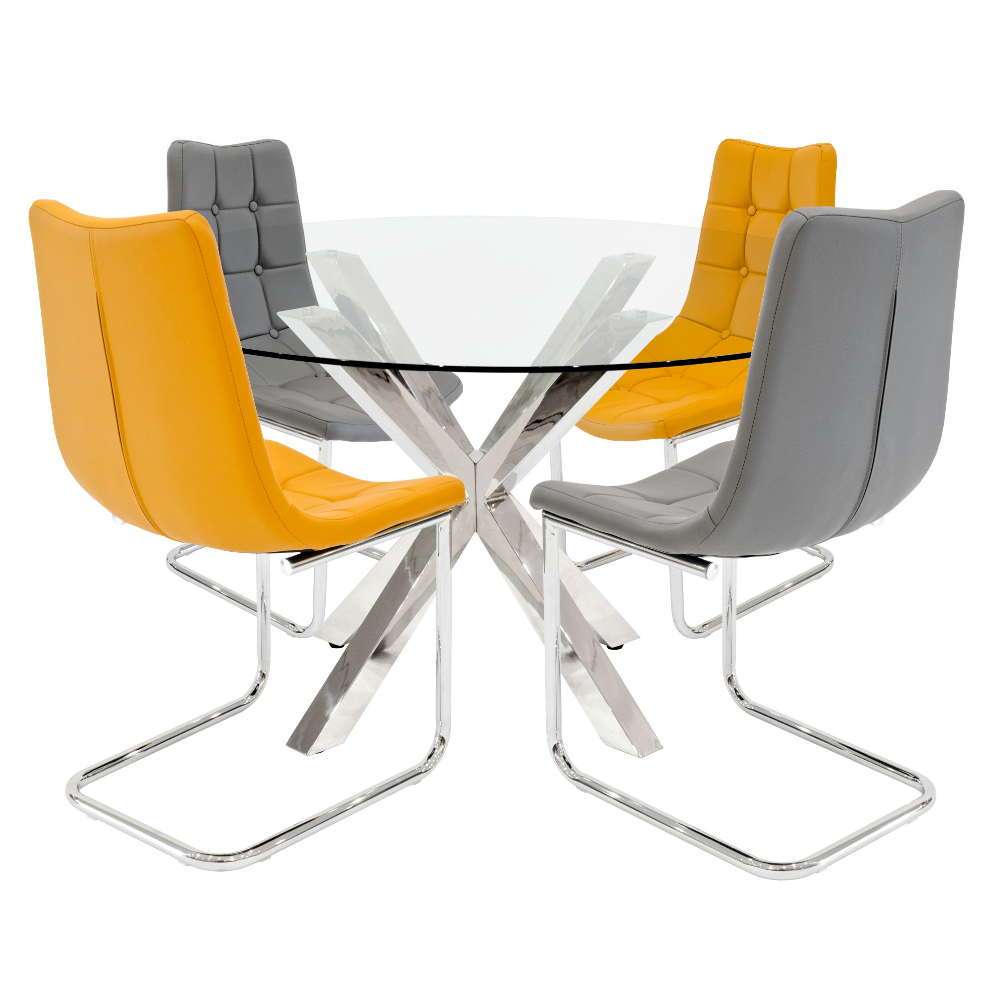 Ivy Bronx Thwaites Dining Table And Chairs Wayfair.co.uk