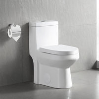 Deals on DeerValley DV-1F52812 Dual-Flush Elongated One-Piece Toilet