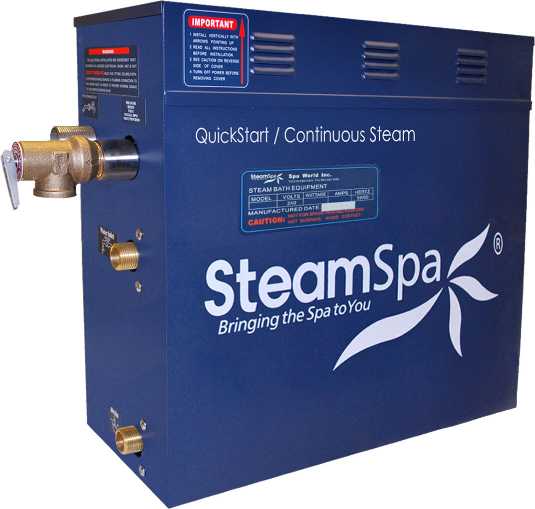 turn around Clean the room Rely on Steam Spa SteamSpa QuickStart 7.5 KW Steam Generator | Wayfair