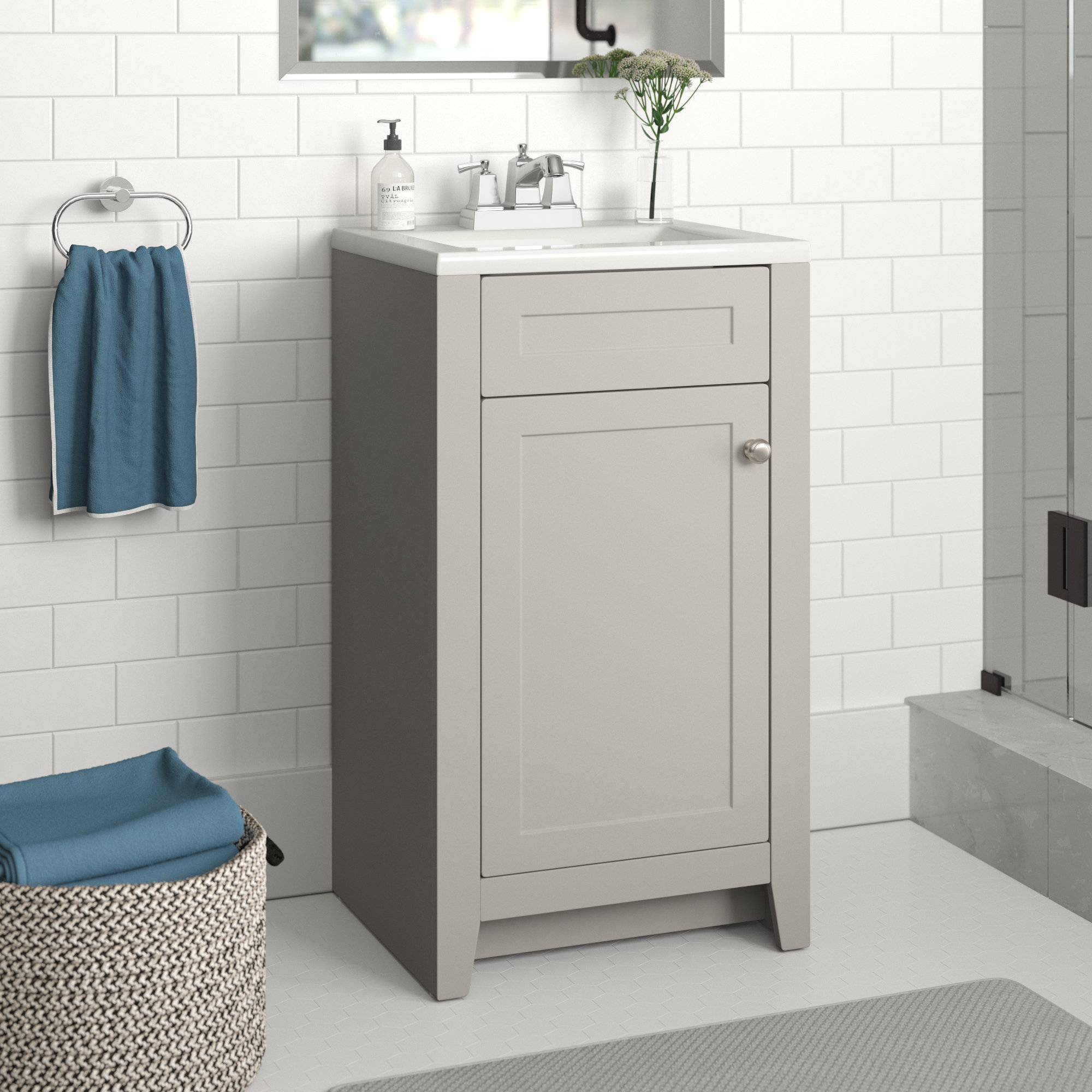 Zipcode Design™ Adriano 18" Single Bathroom Vanity Set & Reviews Wayfair