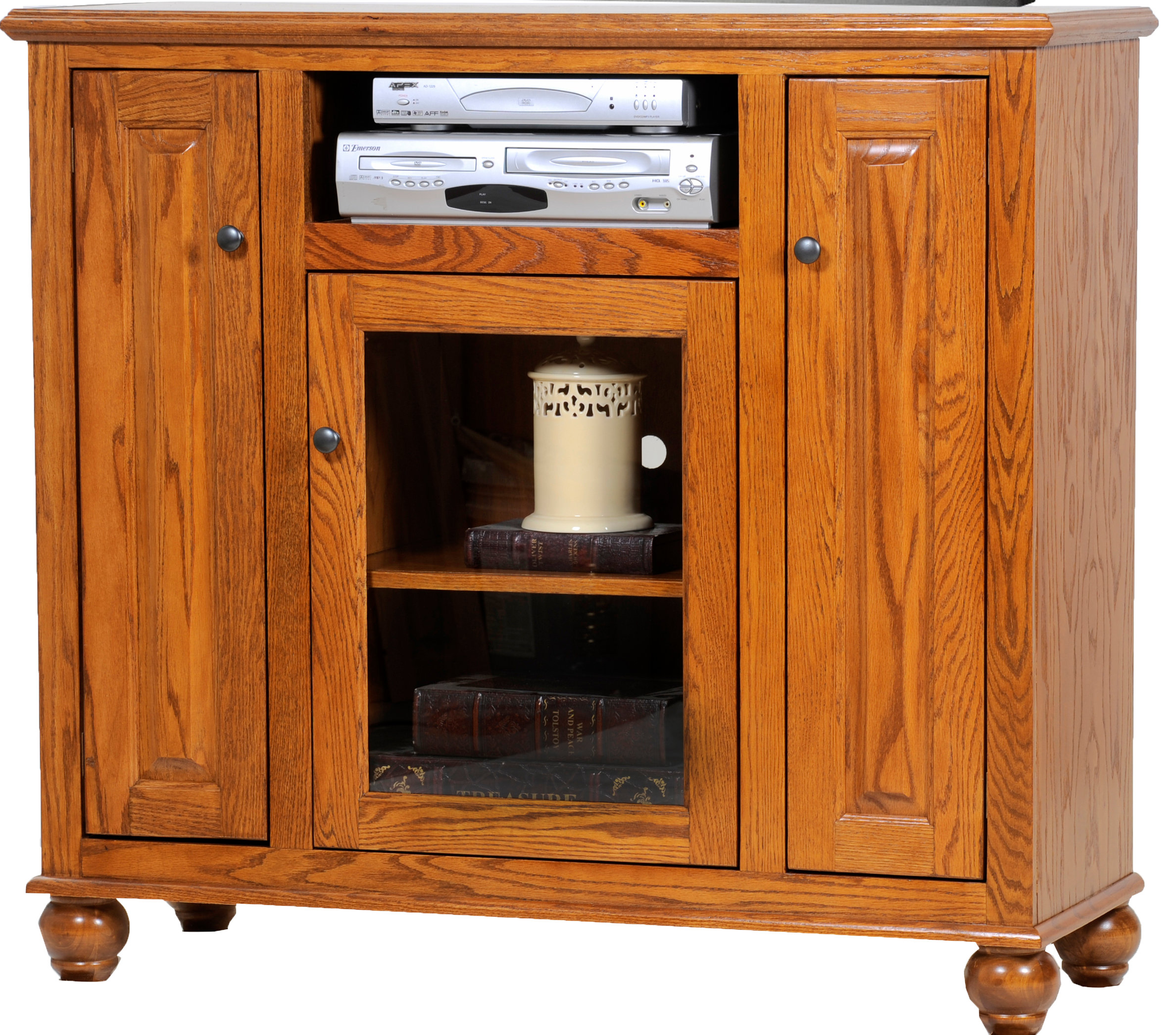 Alcott Hill® Spoffo Solid Wood TV Stand for TVs up to 58" Wayfair