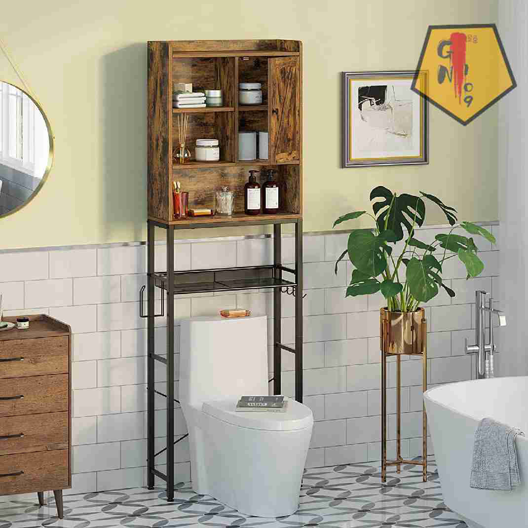 17 Stories Davio Freestanding OverTheToilet Storage Wayfair