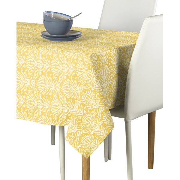 Bungalow Rose Pinedo Rectangle Floral Polyester Tablecloth & Reviews ...