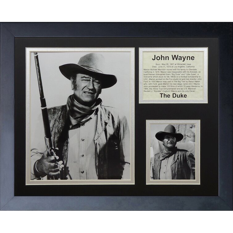 John Wayne Picture Frame Memorabilia