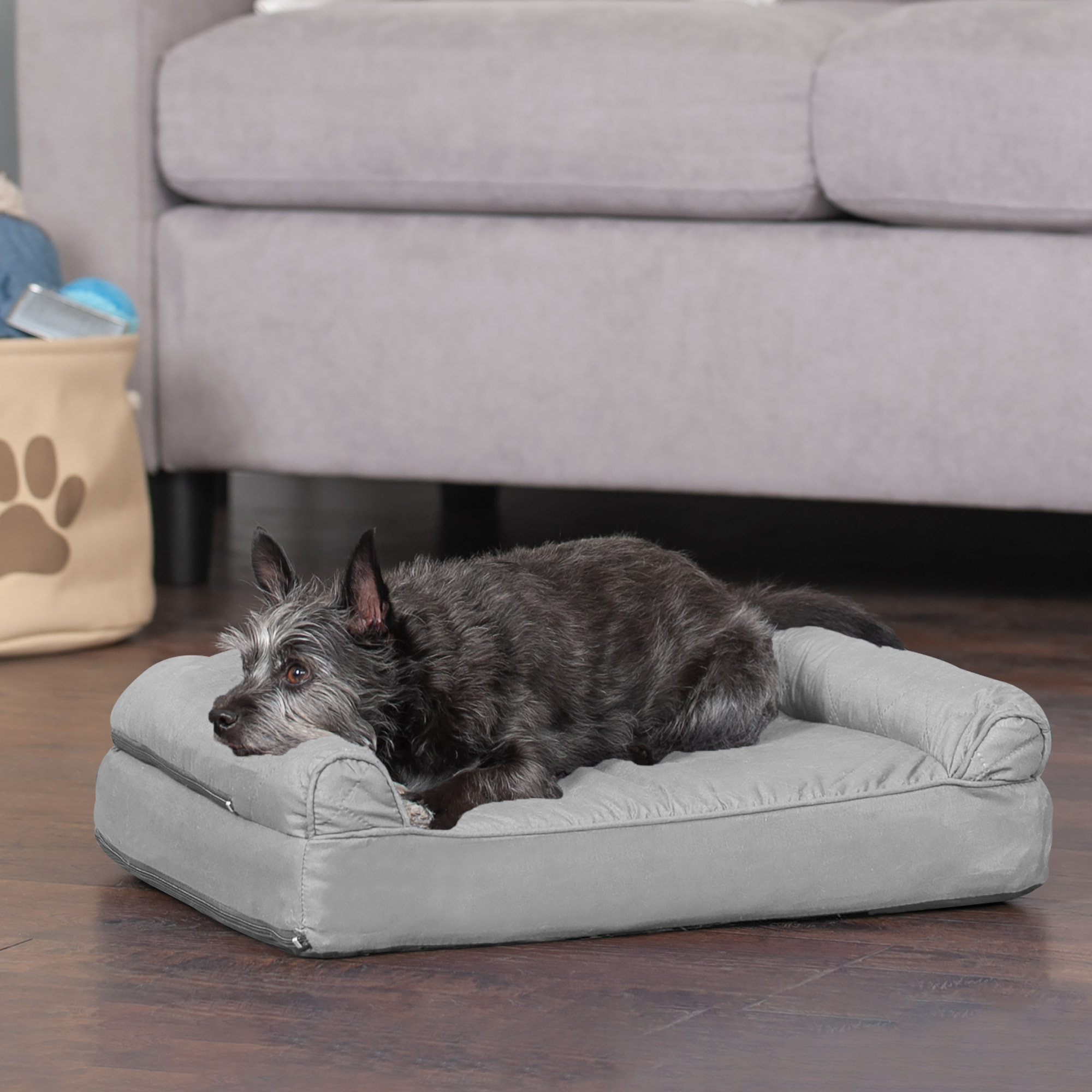 FurHaven Quilted Full Support Solid Orthopedic Sofa Dog Bed & Reviews