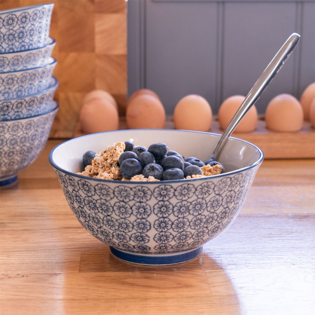 400ml Cereal Bowl blue,white