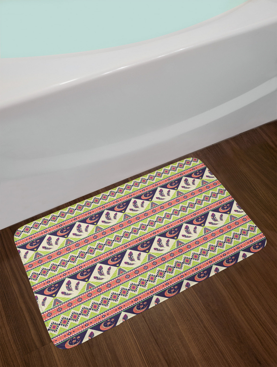 East Urban Home Aztec Bath Rug Wayfair