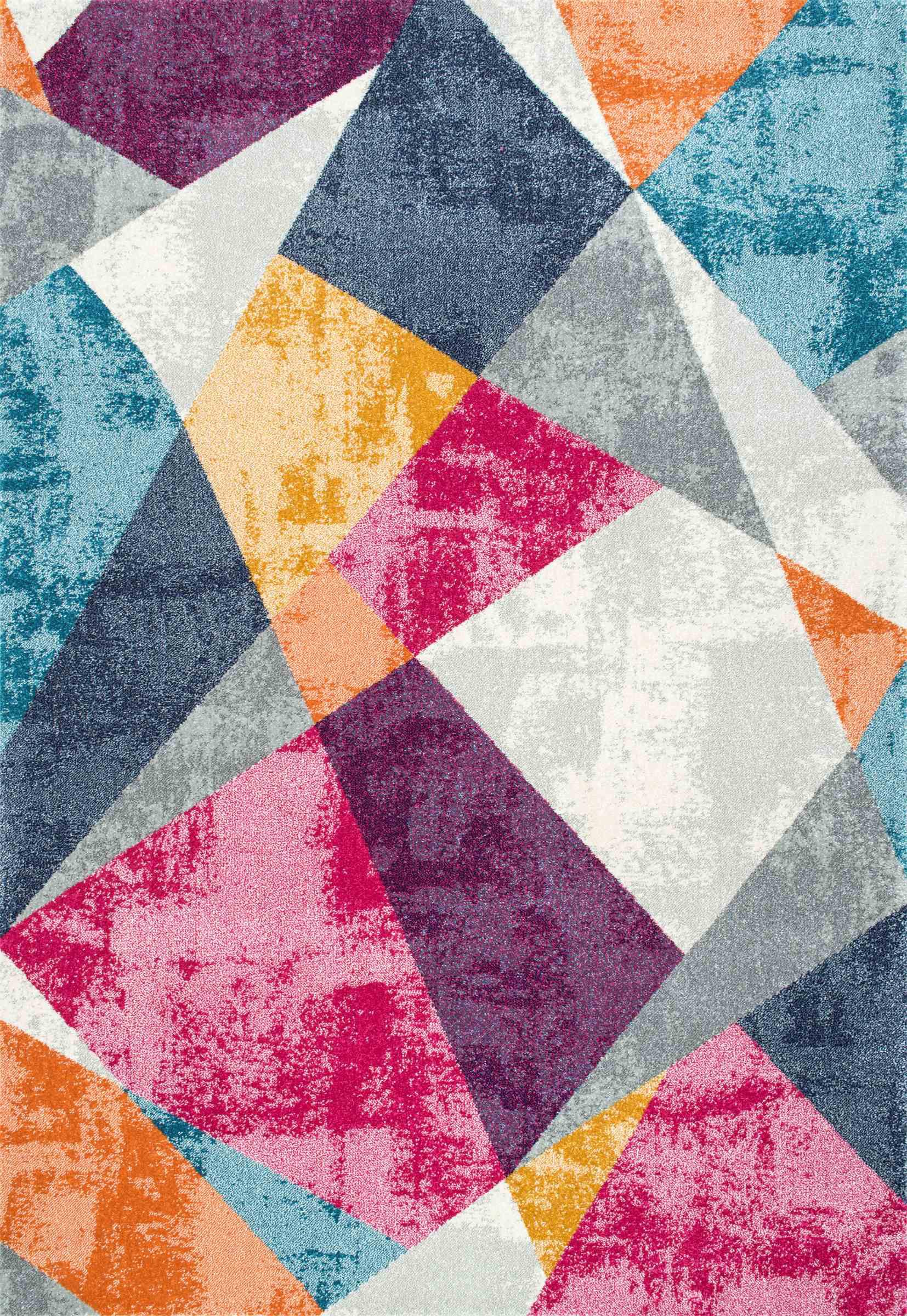 Wrought Studio Dunmore Abstract Area Rug in Pink/Gray & Reviews Wayfair