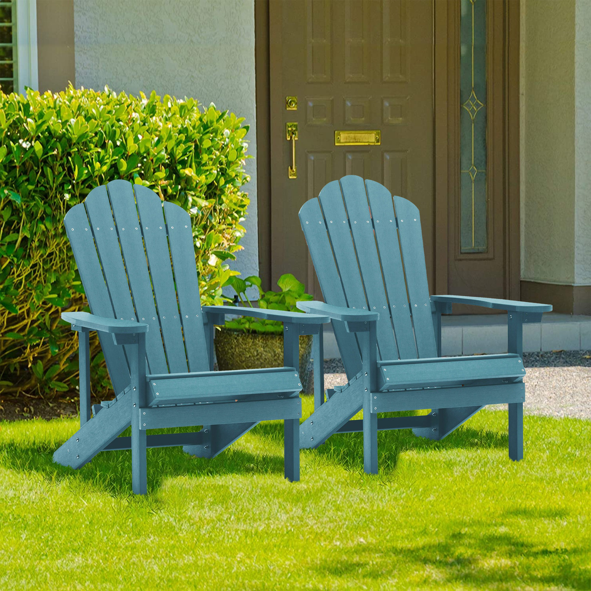 Dovecove Clearbrook Plastic Adirondack Chair Wayfair