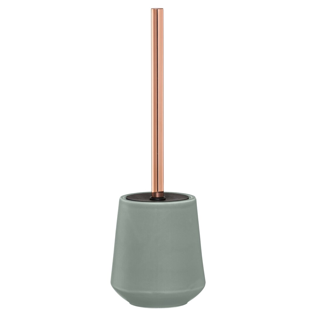 Conical Free-Standing Toilet Brush and Holder green