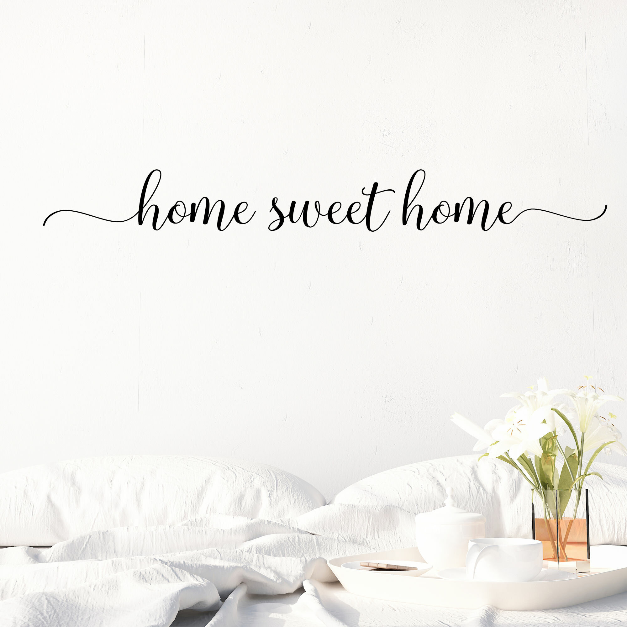 Design with Vinyl JER 1513 1 Wall Decal Sweet Home 10X20 As Seen 10 x 20