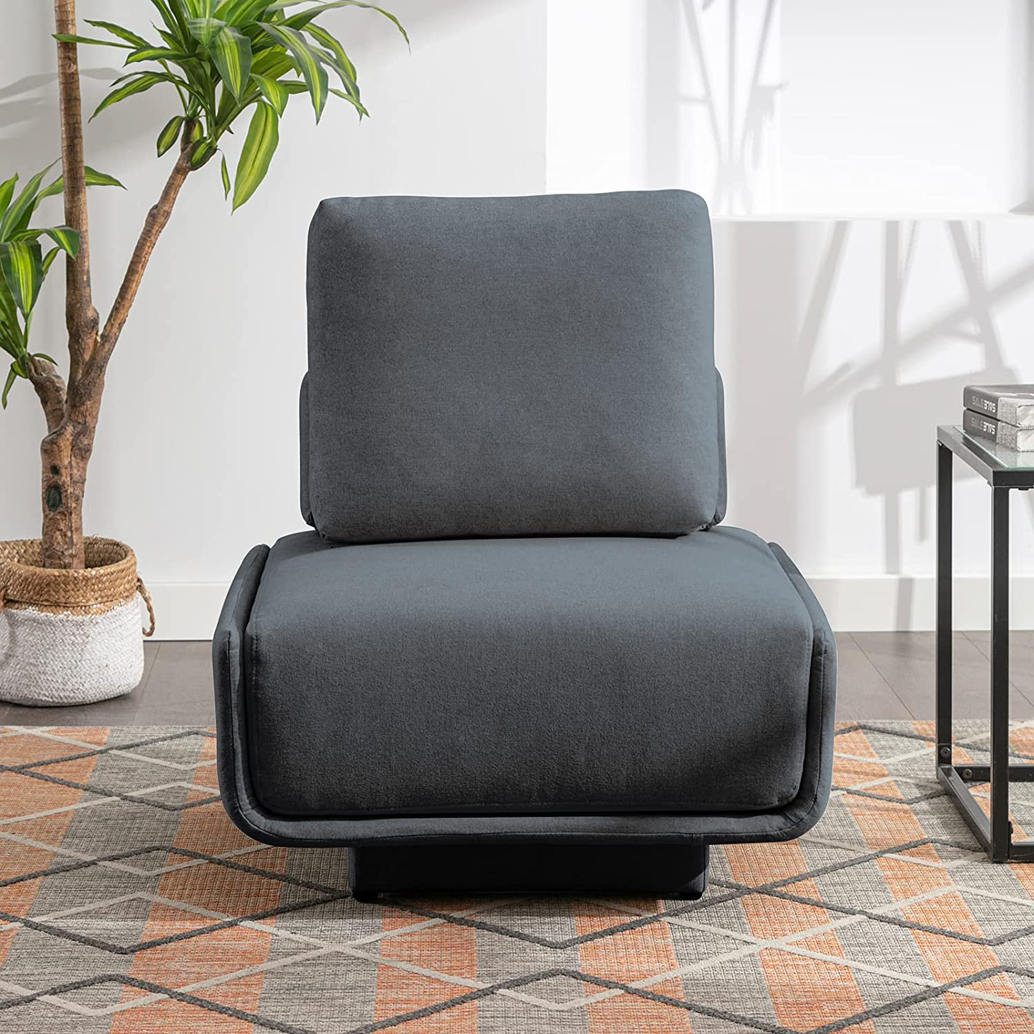 Ebern Designs Square Modular Sectional Sofa, Removable Back Cushion