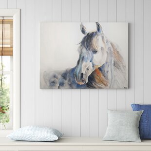 Watercolour Horse Animal Canvas Picture Print Poster Wall Modern Art Home Decor 