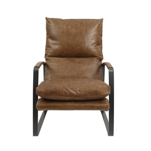 Willa Arlo Interiors Zawacki Leather Armchair & Reviews | Wayfair
