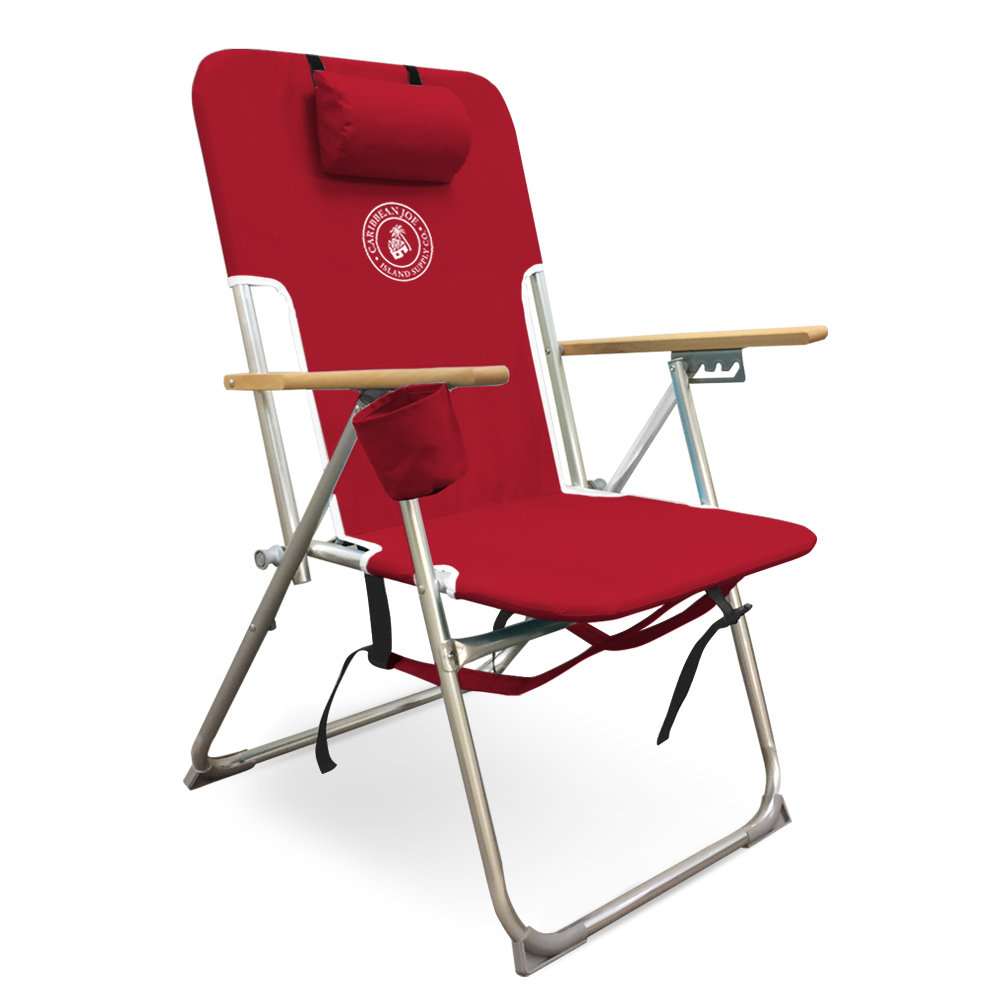 18 inches high seat big tycoon beach chair