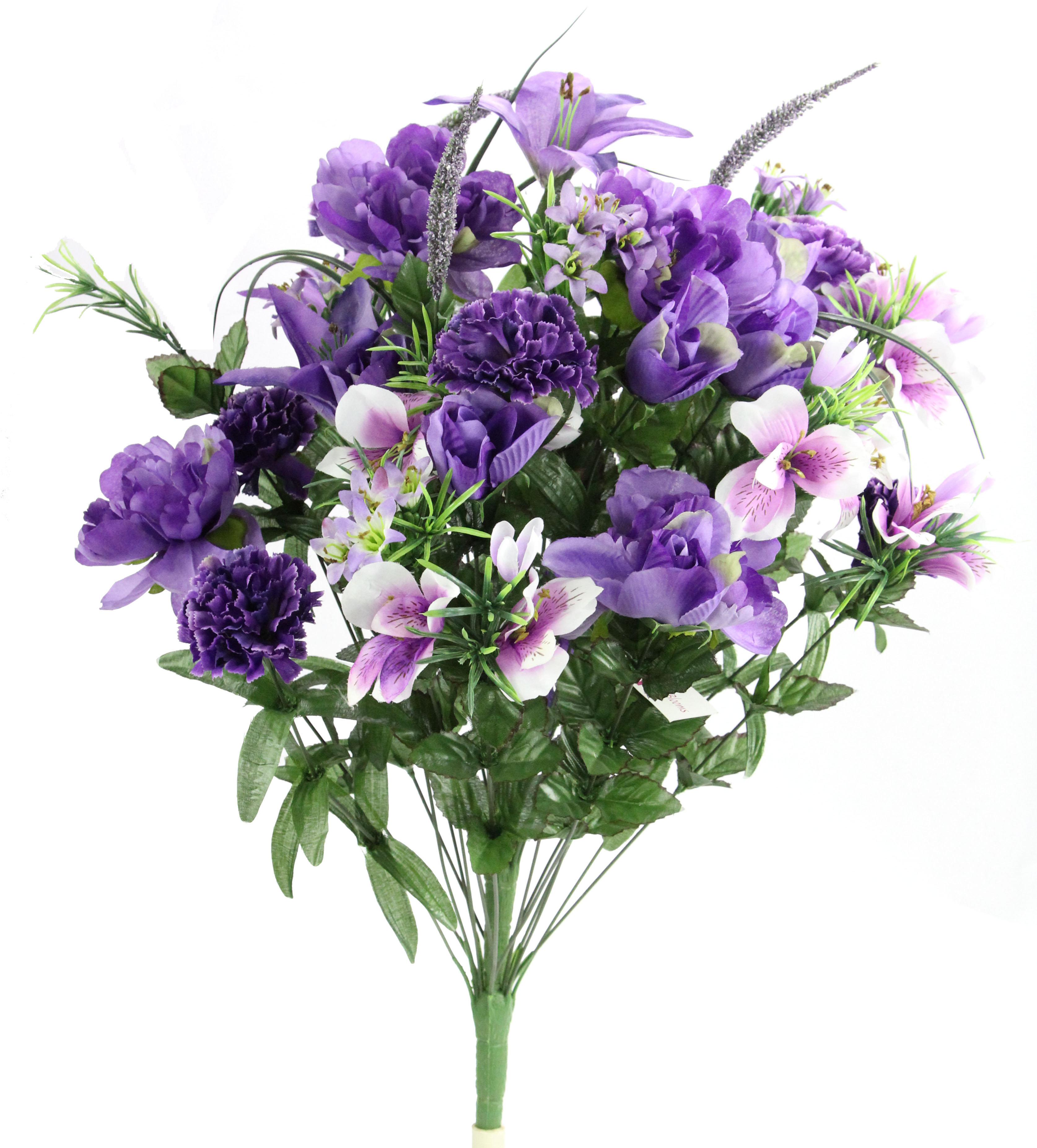 Charlton Home® Artificial Mixed Flower Bushes & Reviews Wayfair