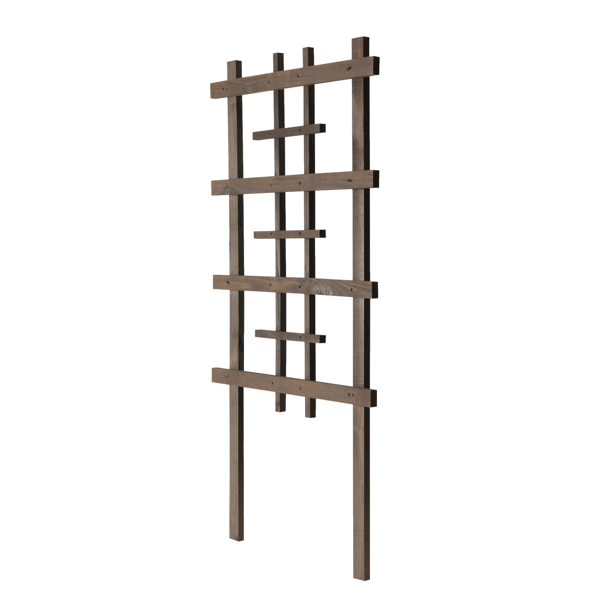 Arlmont & Co. Kosylaya 48 in. x 24 in. WalnutTone Cape Town Trellis
