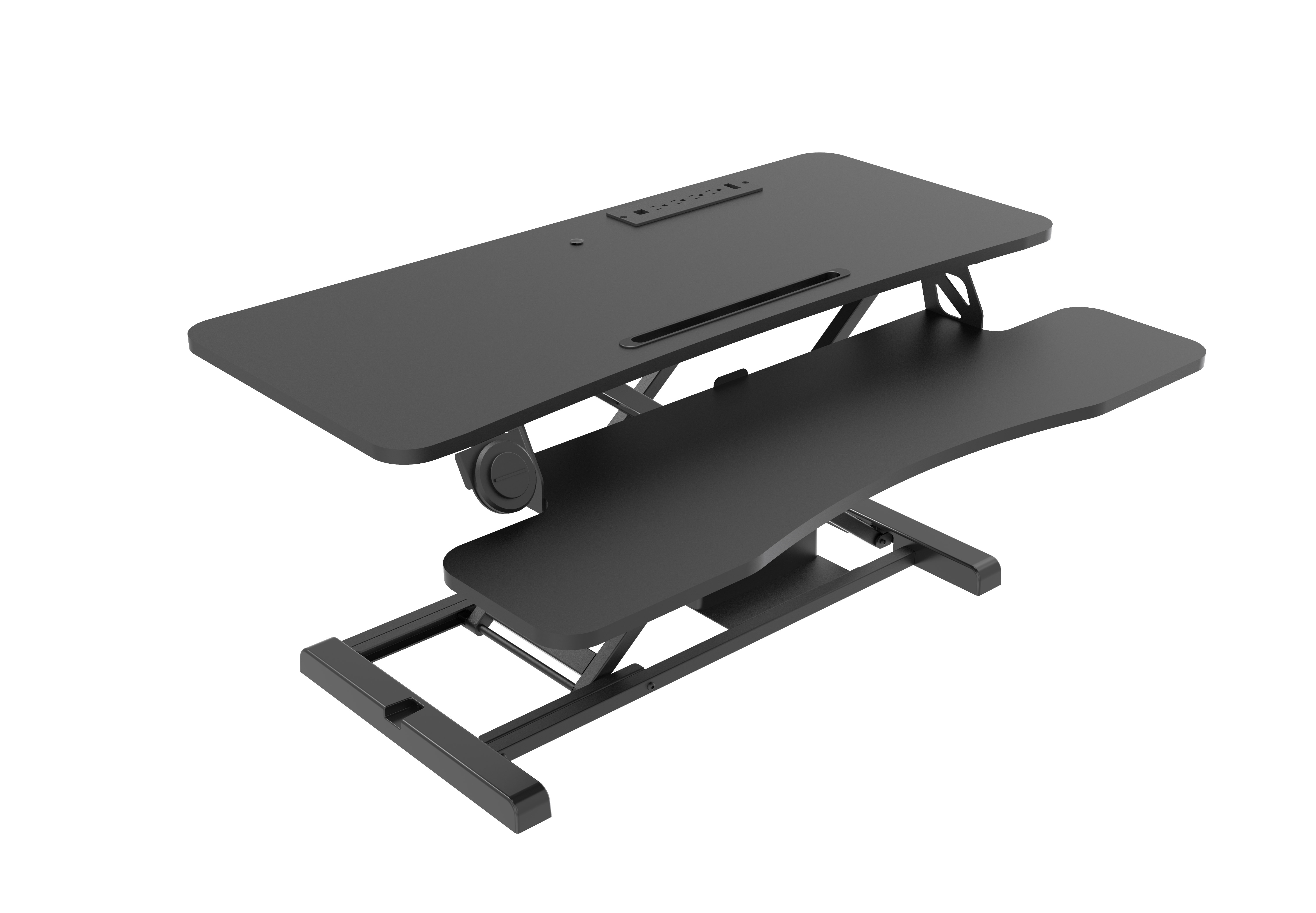 Rocelco Height Adjustable Standing Desk Converter Wayfair