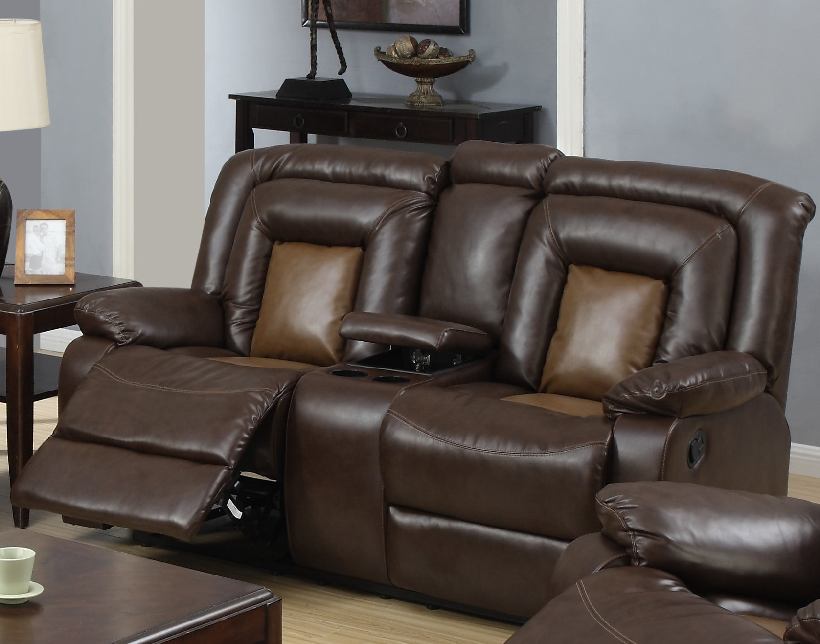 Ebern Designs Alisiah 74.75'' Pillow Top Arm Reclining Sofa Wayfair