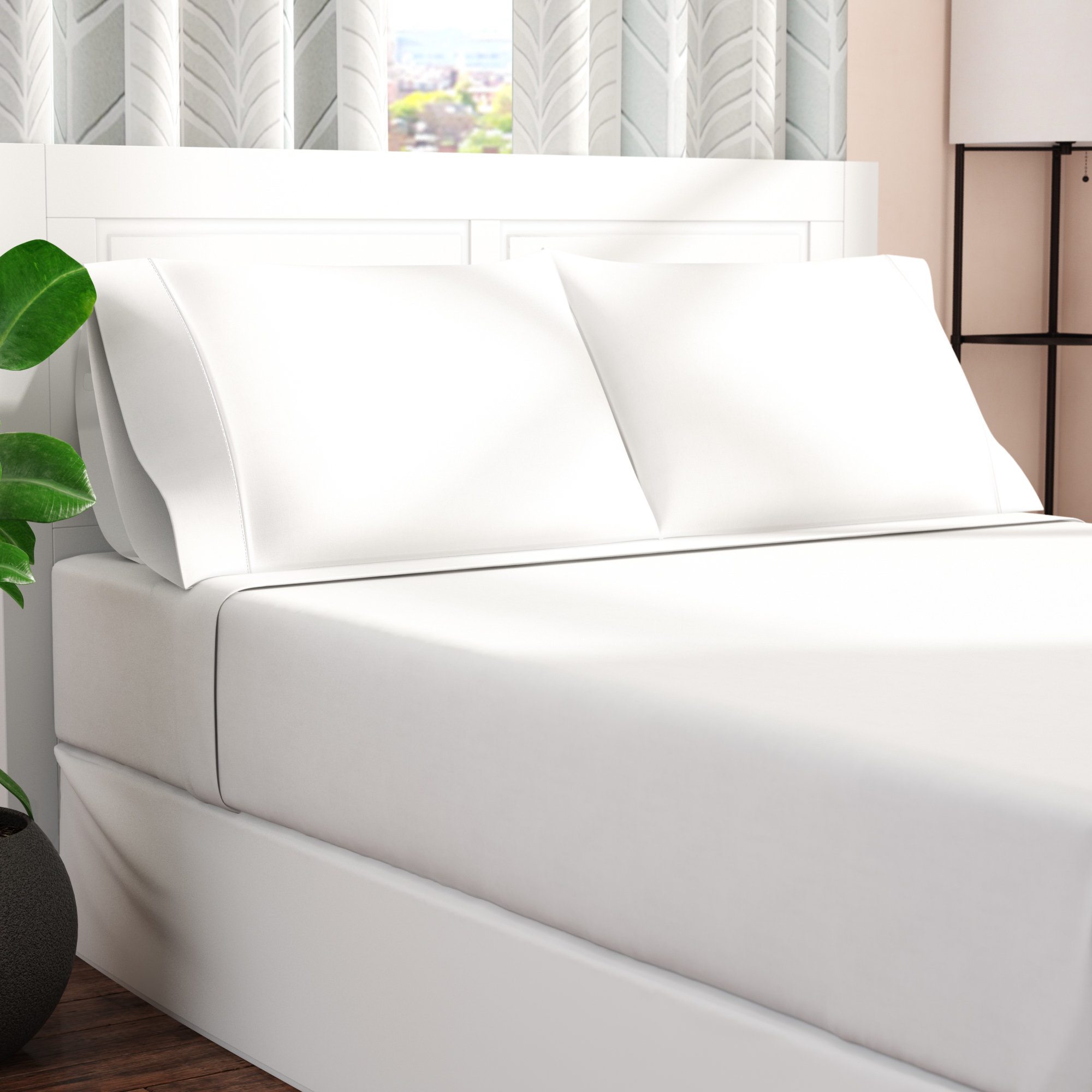 Tolson 600 Thread Count 4 Piece Egyptian Quality Cotton Deep Pocket Sheet Set Brayden Studio Size: Queen, Color: Steel
